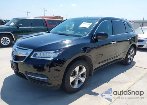 2014 Acura Mdx from USA, damaged, VIN 5FRYD4H23EB037877